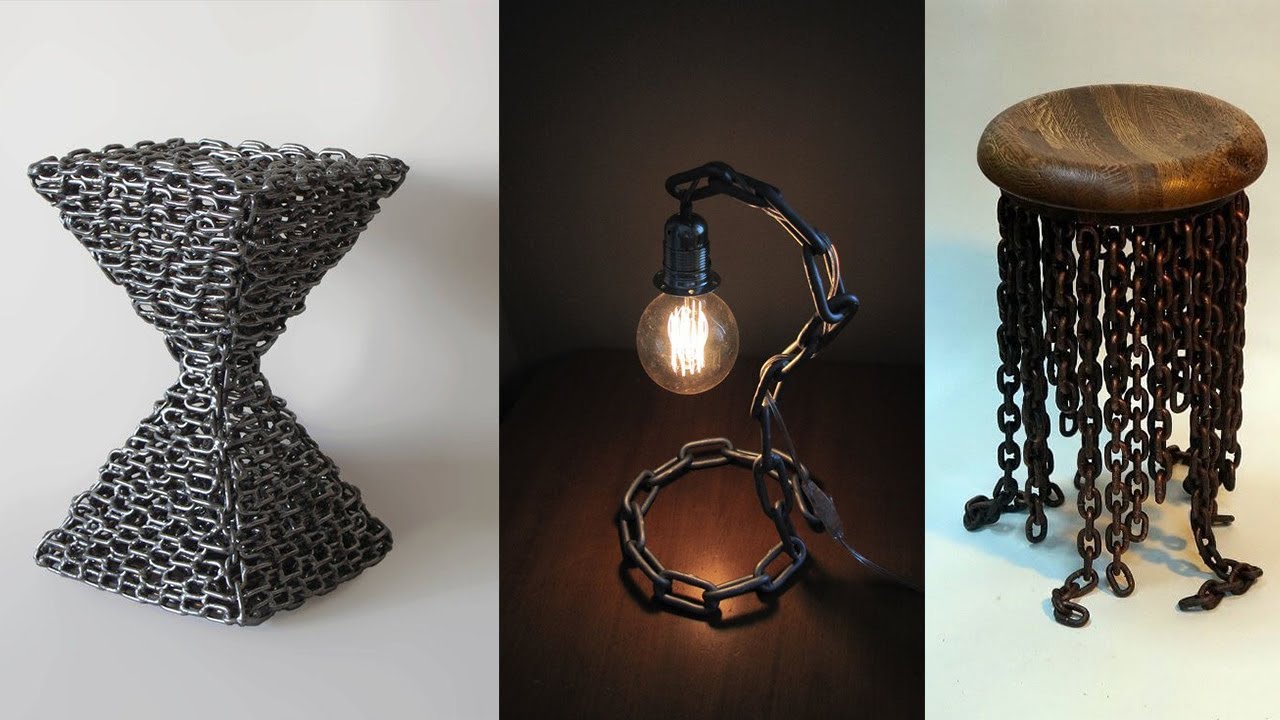 Cadenas || ideas reciclaje || arte en metal