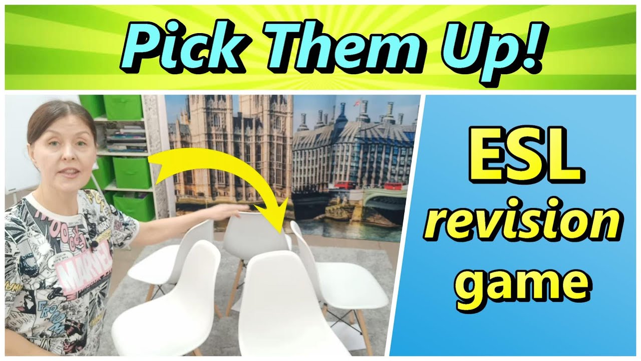ESL Vocab Review Game with Flashcards