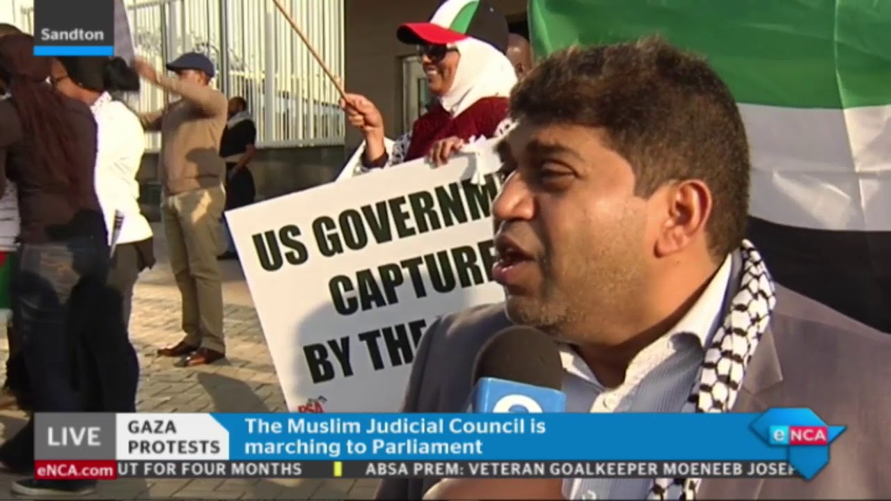 Several pro-Palestinian groups march outside US consulate in Joburg