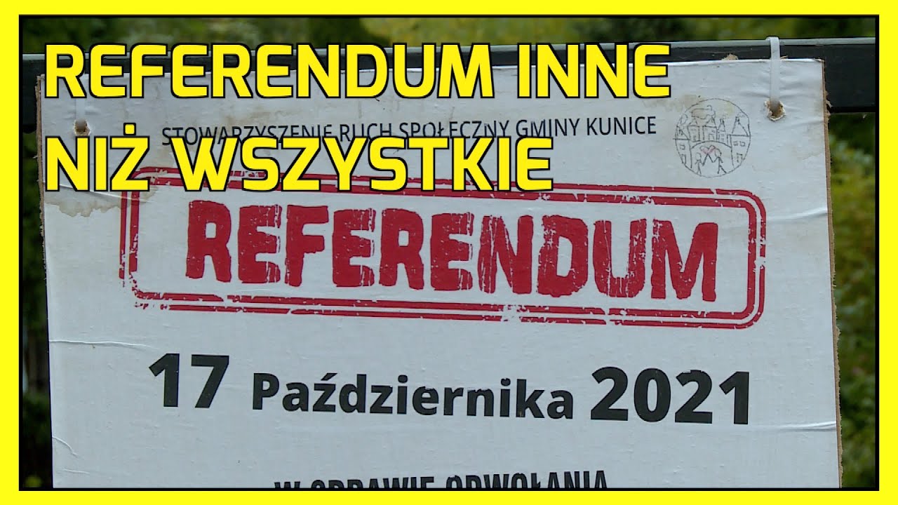 KUNICE. Referendum inne niż wszystkie