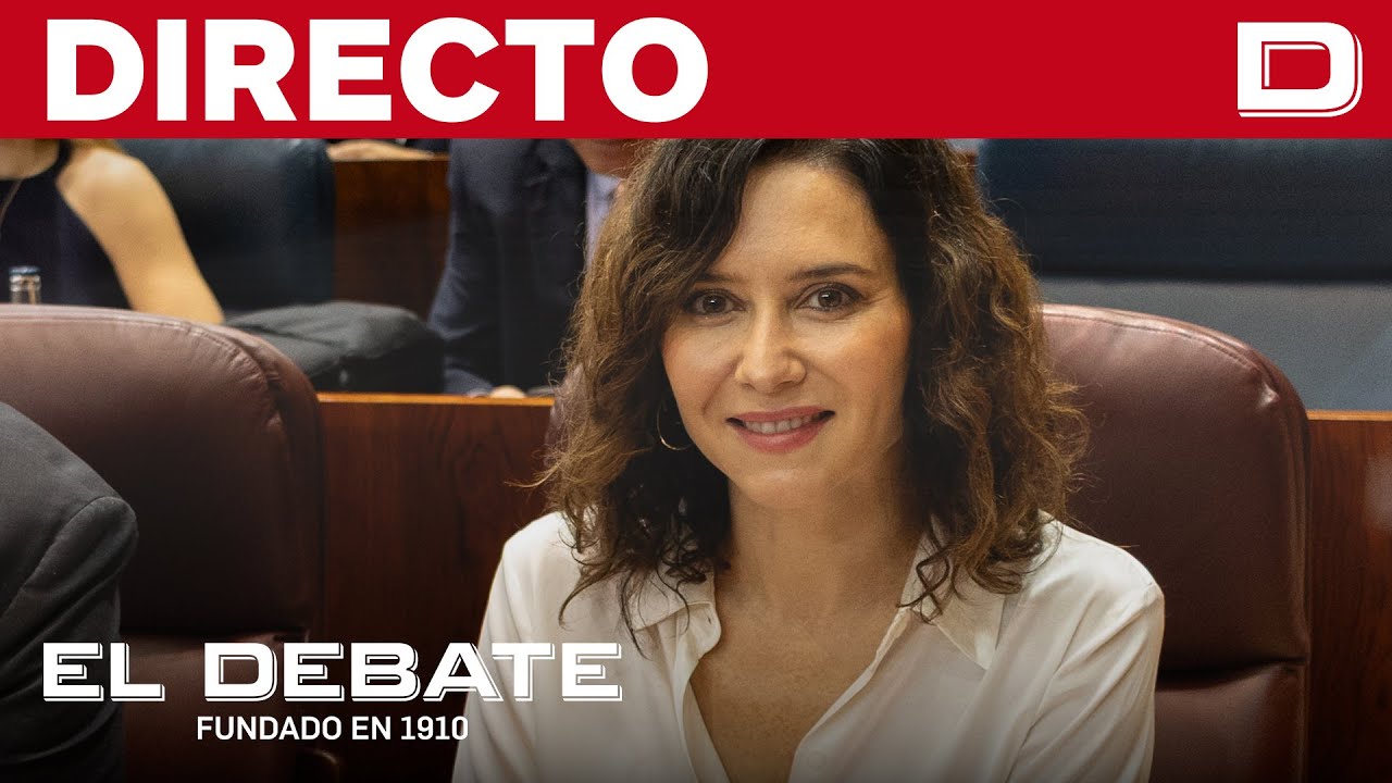 DIRECTO | Ayuso asiste al Pleno de la Asamblea de Madrid