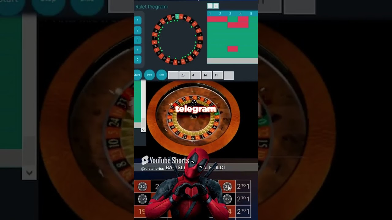 RULET ANALİZ PROGRAMI CASİNO CEVDETFLİX UFUK 