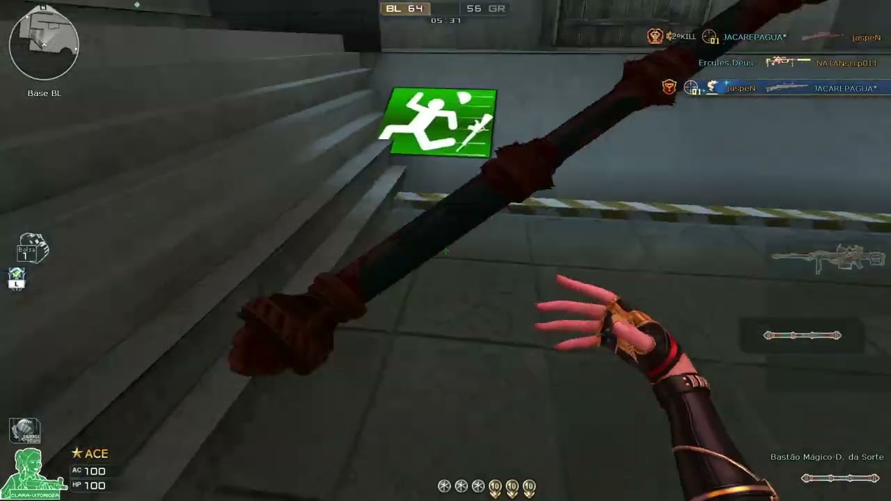 CROSSFIRE Prisao testando barret
