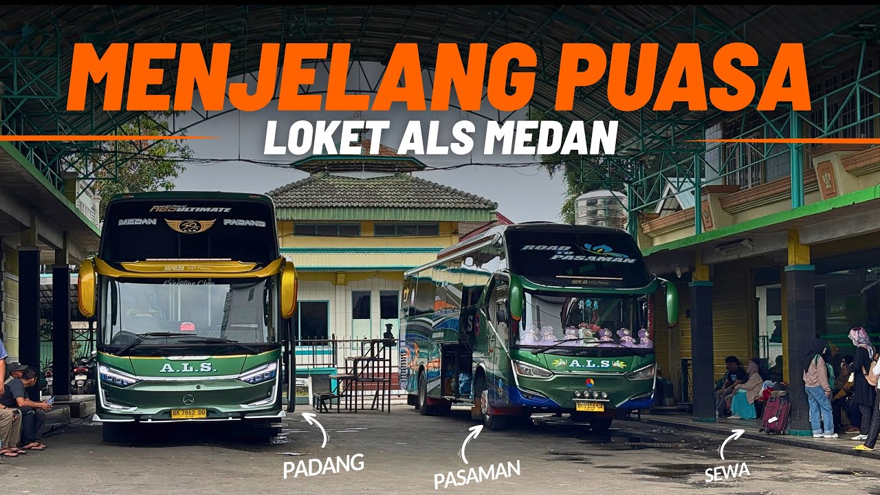 Suasana keberangkatan Menjelang Bulan Puasa Loket ALS Medan - MABES ALS MEDAN | Ujung 8 - 268.