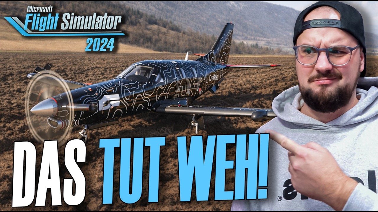 Geht das GUT? Landung auf einem Acker im Karriere Modus vom MSFS 2024 | Flug mit der TBM 930