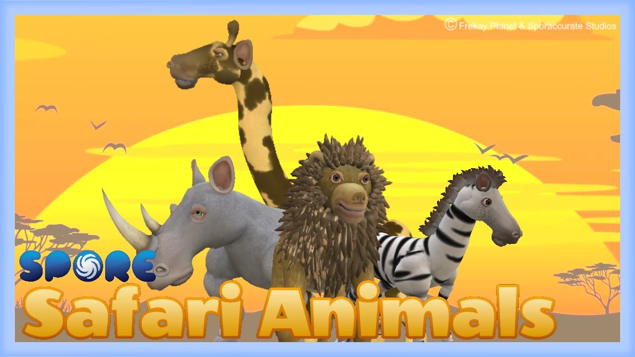 Spore Safari Animals