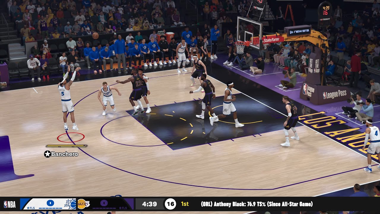 NBA 2K26 Gameplay (PS5) Magic vs Lakers Hall of Fame Difficulty