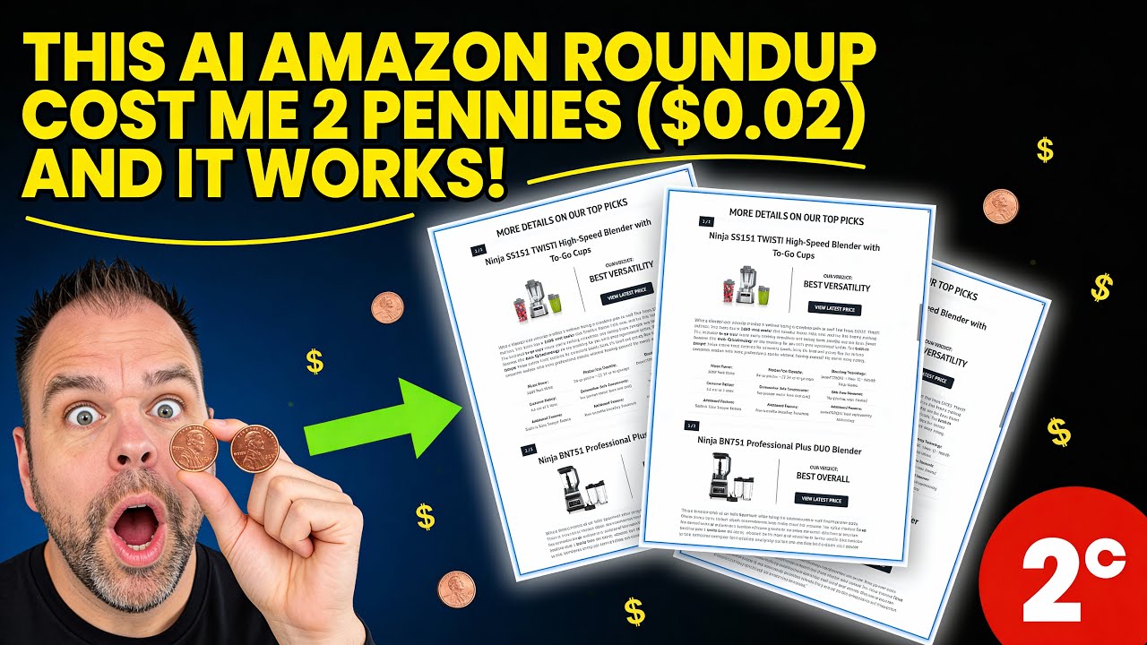 This AI Amazon Roundup Cost Me 2 Pennies ($0.02) and it Works!