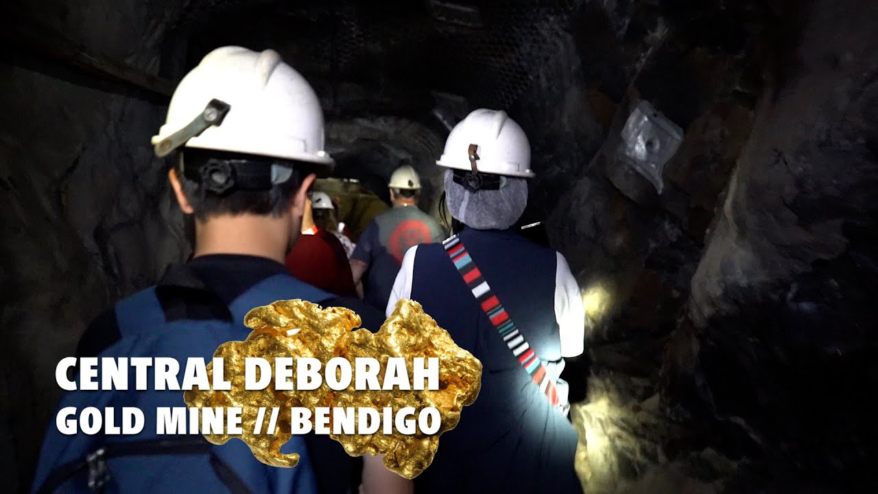 BENDIGO: Central Deborah Gold Mine // Underground Mine Experience Tour