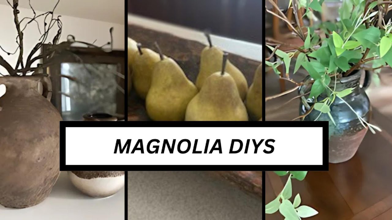 MAGNOLIA DIYS || THRIFTING FOR HOME DECOR || STYLING THRIFTED DECOR