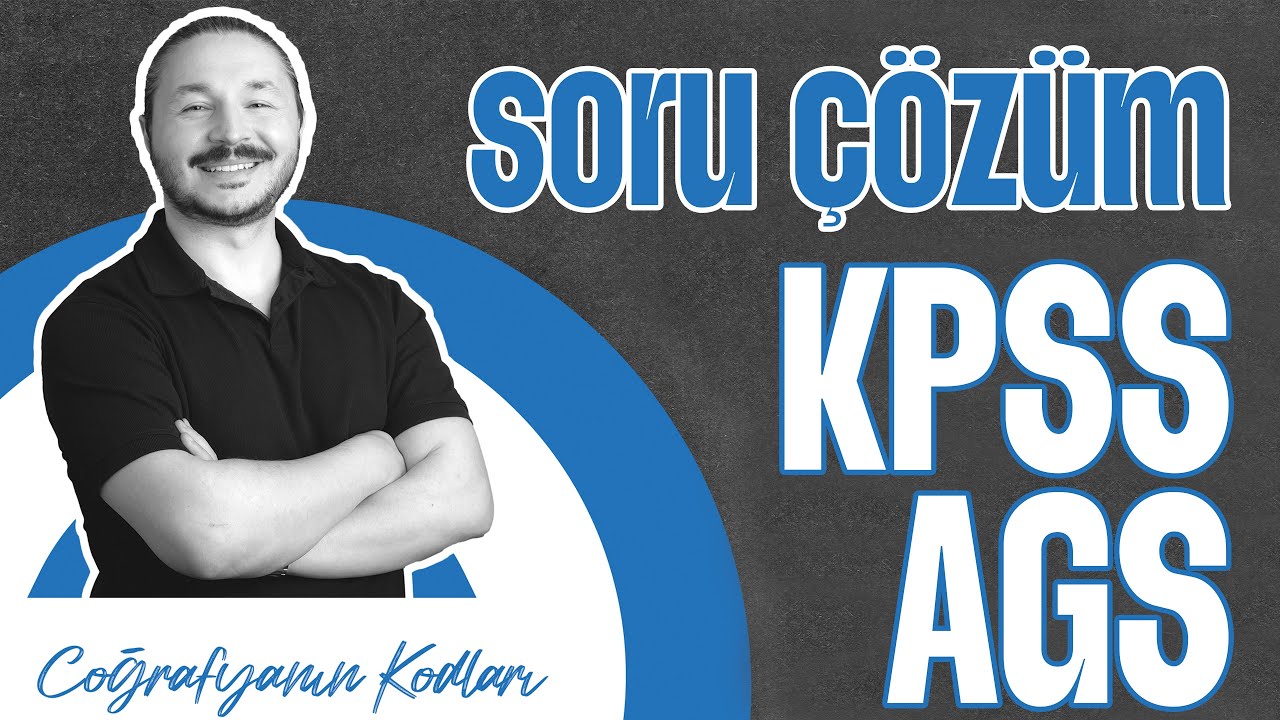 Türkiye'nin Akarsuları soru çözümü genel tekrarlı  |  KPSS - AGS COĞRAFYA SORU ÇÖZÜM 2026