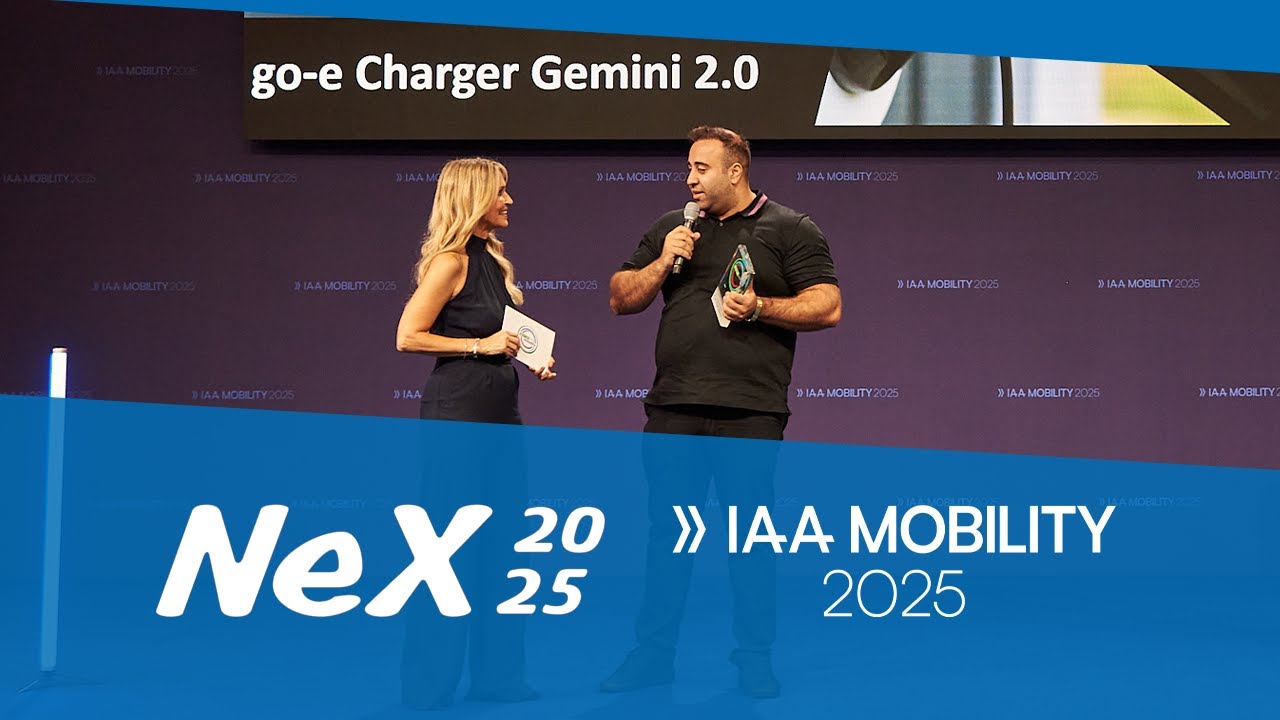 go-e gewinnt Award bei IAA Mobility 2025 - Kooperation mit E.ON beim Energiemanagement