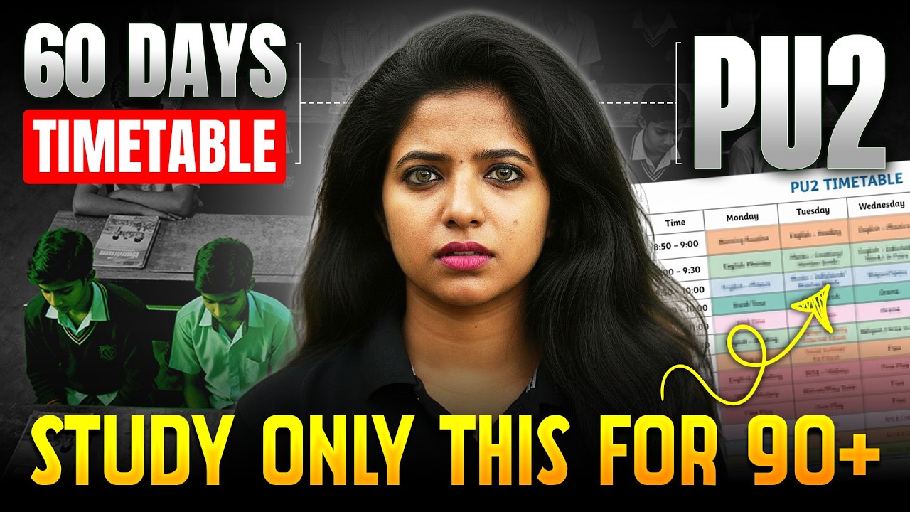 🔥 Ultimate PU2 Boards 2026 Timetable | Score 90%+ with This Study Plan 📚💯