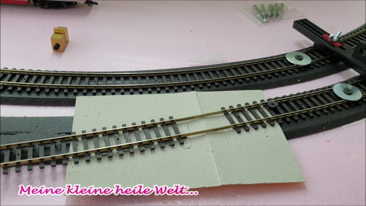 👍 Modelleisenbahn H0 ... Gleise / Schienen l&ouml;ten ... neue Technik