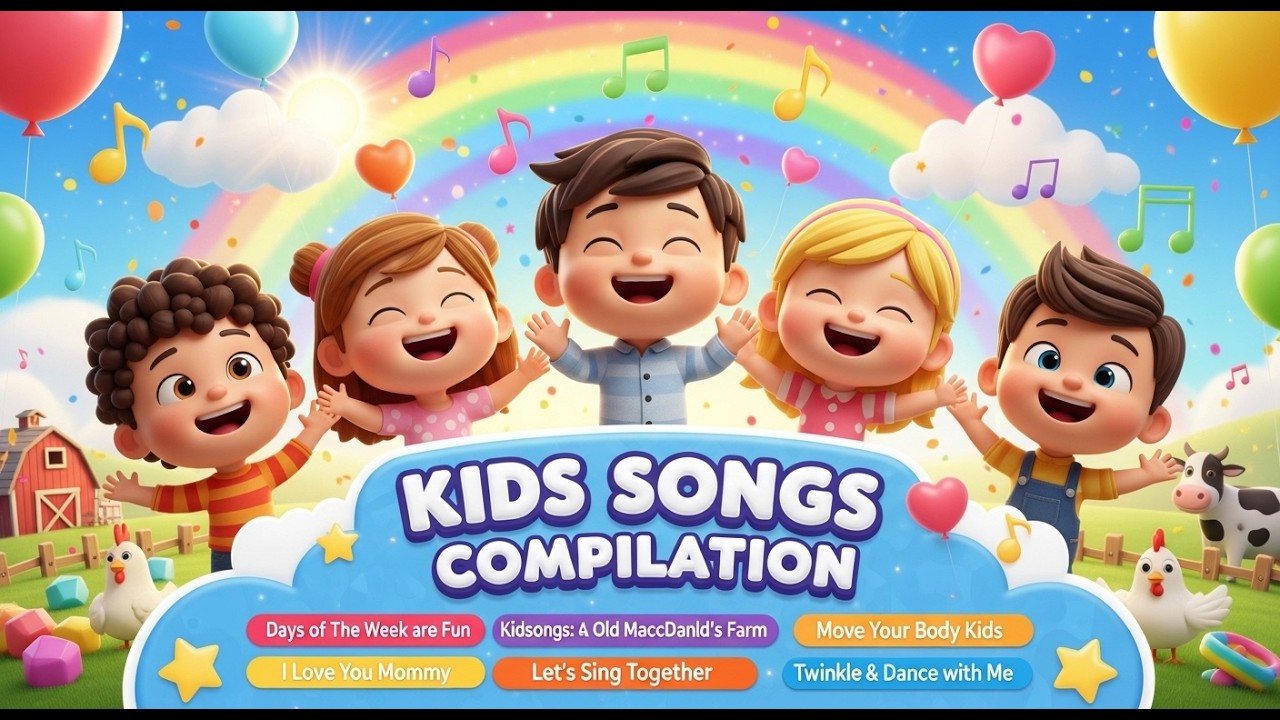 Kids Songs Compilation 🎶 Fun & Educational Songs for Kids | Sing, Dance & Learn | JIBI INDONESIA