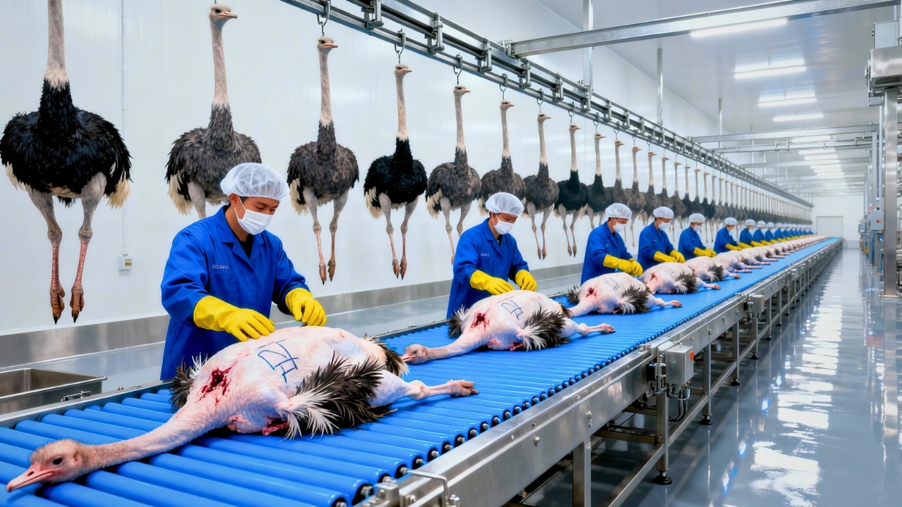 Inside the Ostrich Fashion Factory: How Luxury Prada Dresses and Gucci Bags Are Made (Full Process)