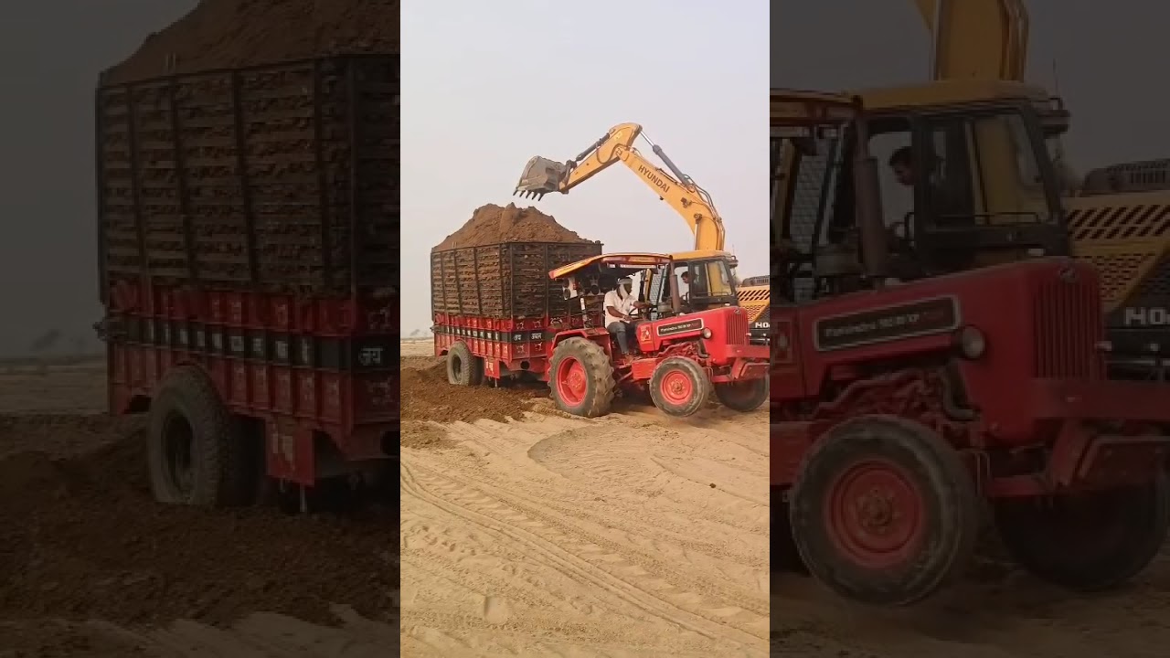 Mahindra 585 Di XP Tractor Full Loaded Trolley
