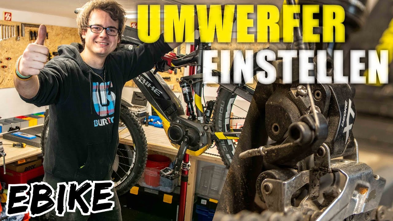 Umwerfer am Fahrrad perfekt einstellen - alle Modelle