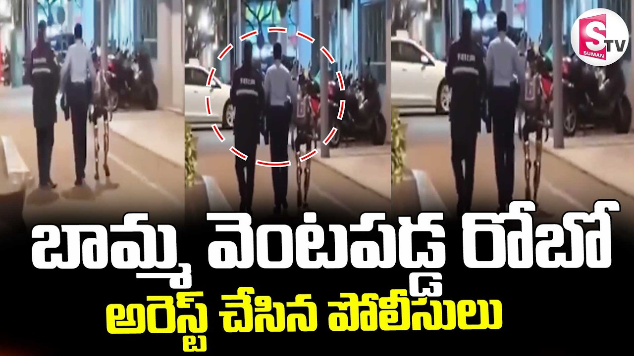 Robot 'Arrested' After Confronting Woman On Street ||  బామ్మ వెంటపడ్డ రోబో || SumanTV Deepika