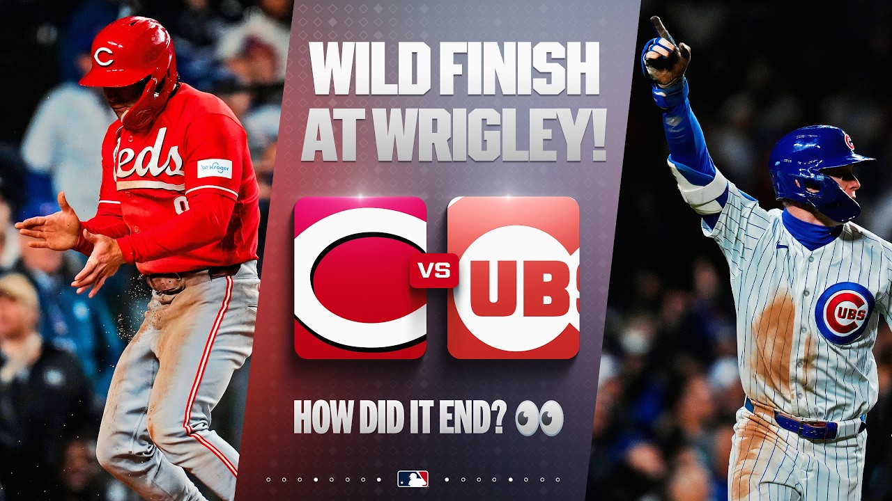 NL Central CHAOS! 🔥 An absolutely electric back-and-forth BATTLE between the Reds and the Cubs! ⚡️