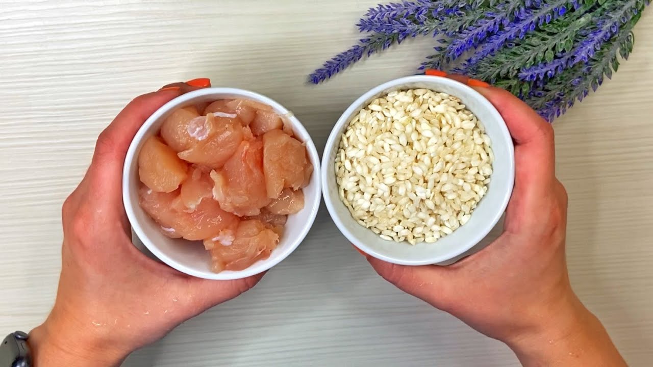 РИС и КУРИНАЯ ГРУДКА для быстрого, полезного и вкусного обеда. Быстрые и легкие рецепты. асмр