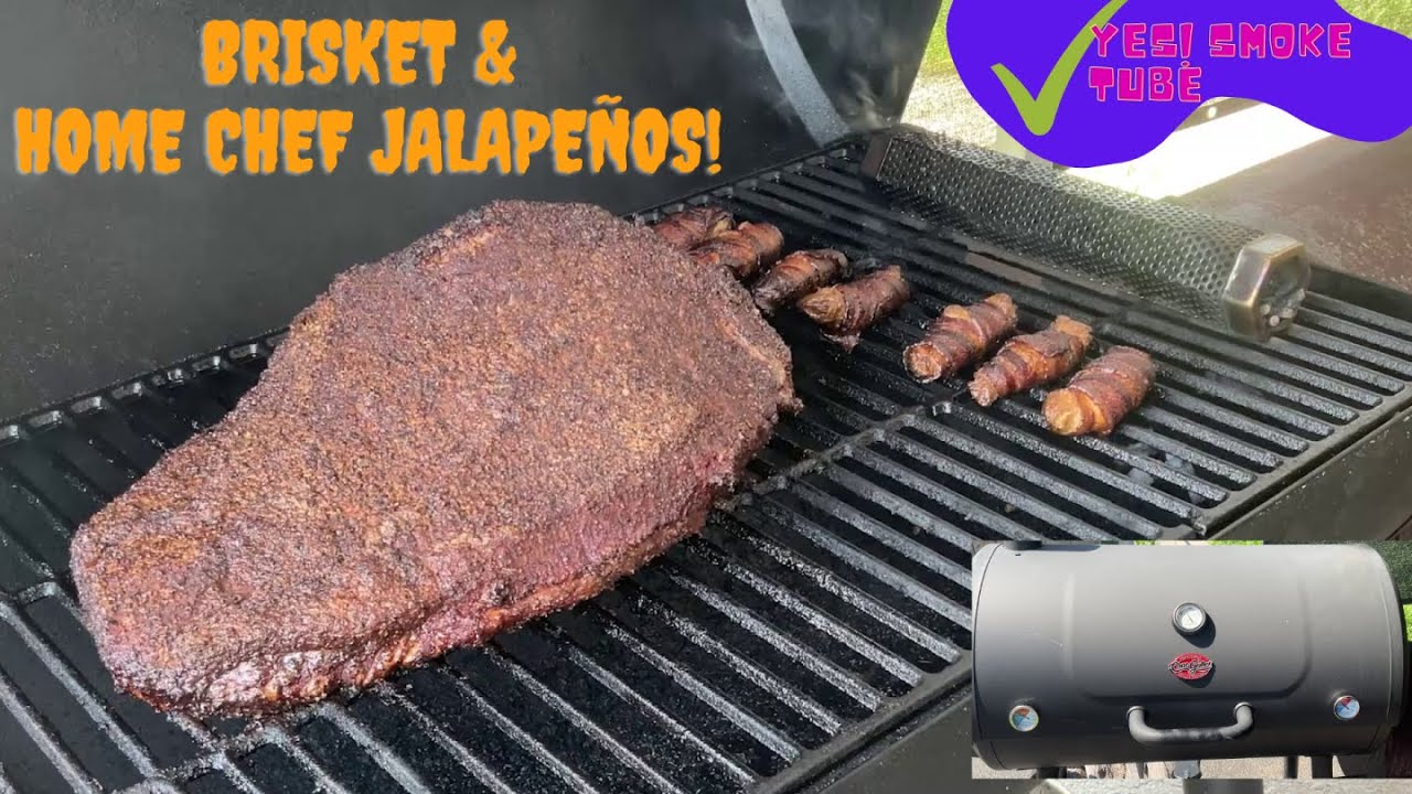 12 HOUR Char-Griller Charcoal Beef Brisket | So Delicious!