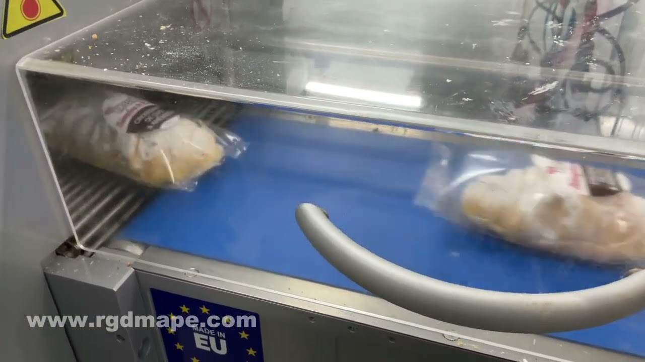 MÁQUINA EMPAQUETADORA FLOW PACK PARA ENVASADO DE SANDWICH, RGDMAPE.