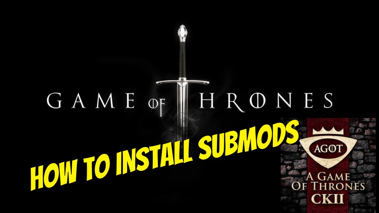 Как установить сабмод для Crusader King 2: Game of Thrones Mod | 2025