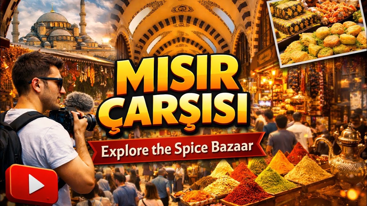 Walking in Mısır Çarşısı | Istanbul Bazaar (Part 1)
