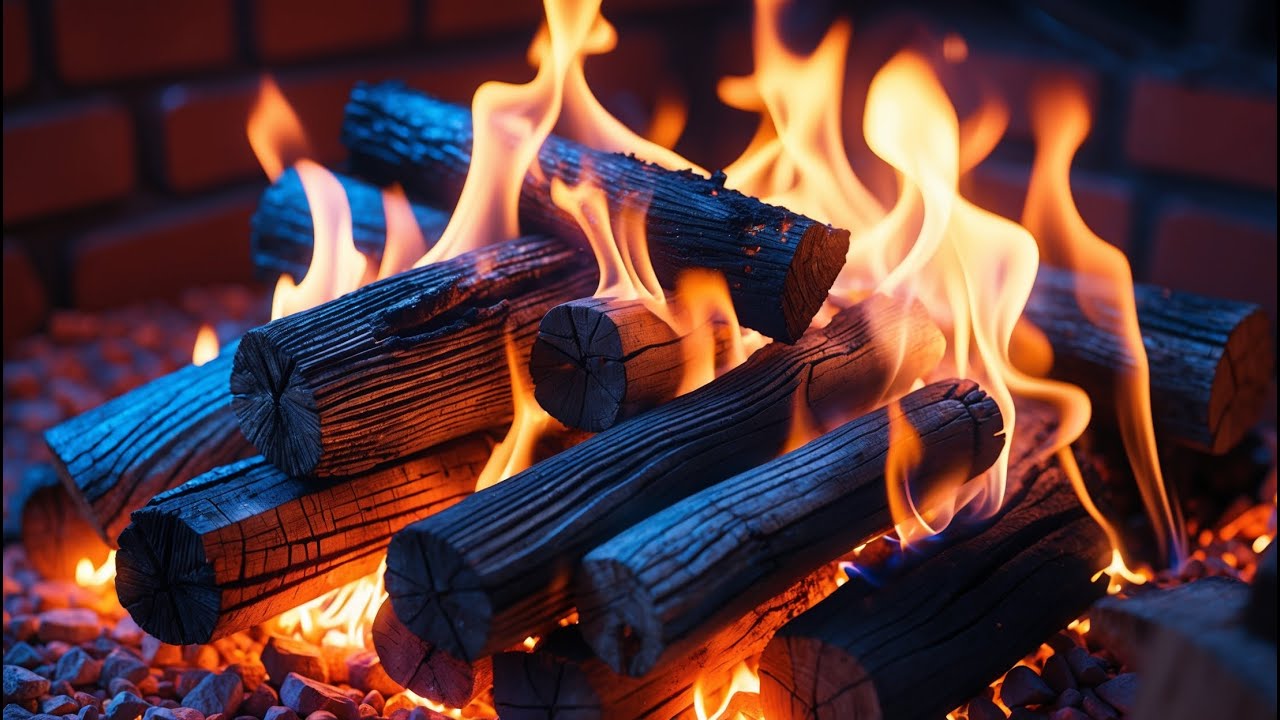 Relaxing Fireplace 4K with Crackling Fire Sounds | Cozy Fireplace Ambience for Sleep