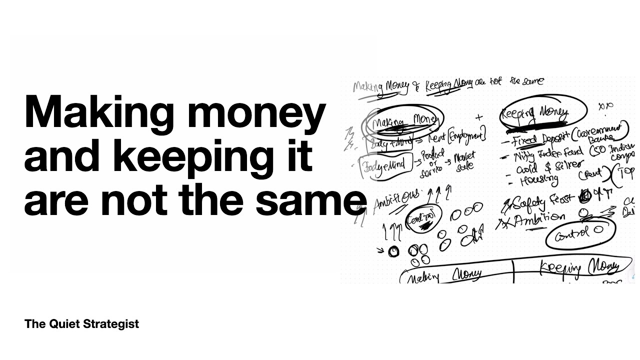 Secret Finance #27: Making money and keeping it are not the same