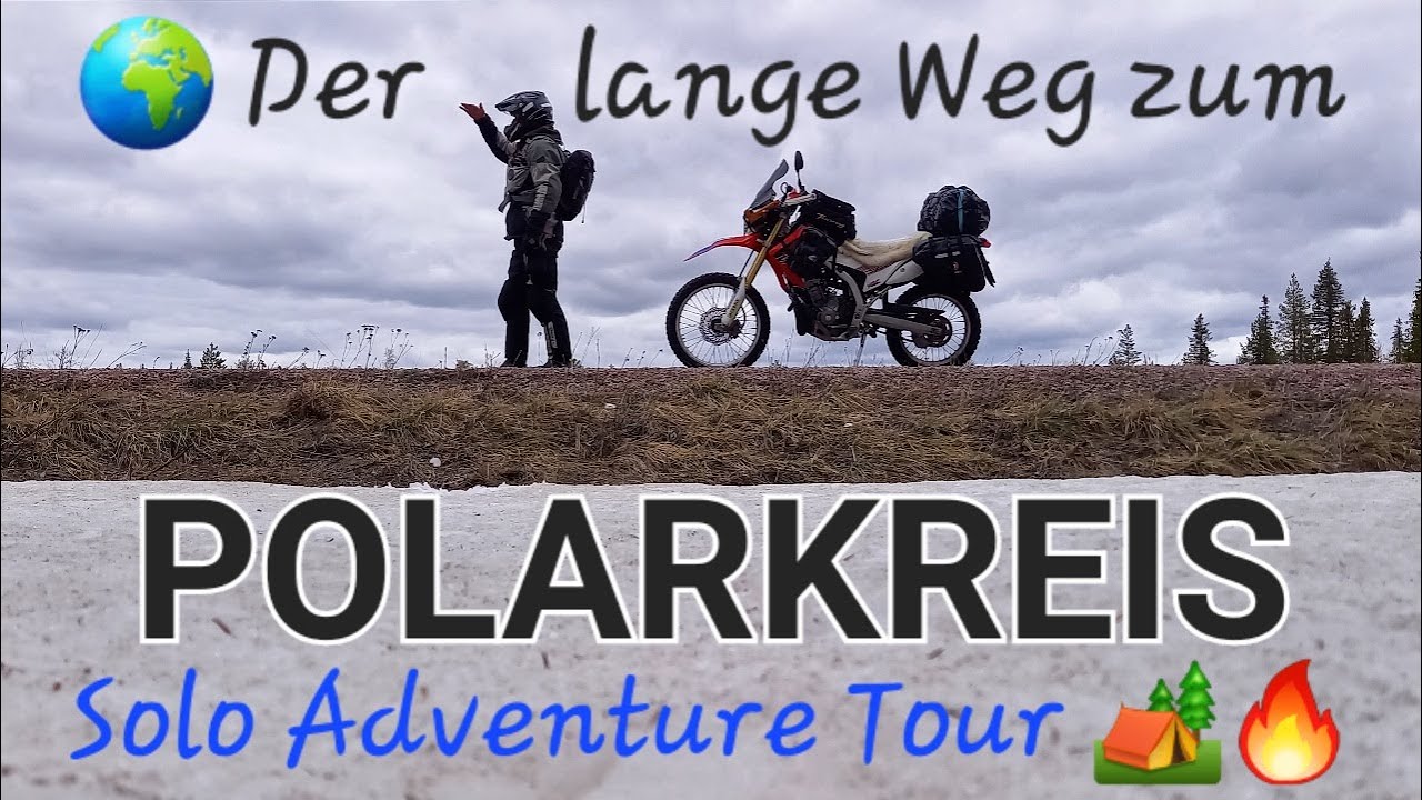 Der lange Weg zum Polarkreis 🌍 Impressionen einer Solo Motorradreise | Trans Euro Trail 🇸🇪 Schweden