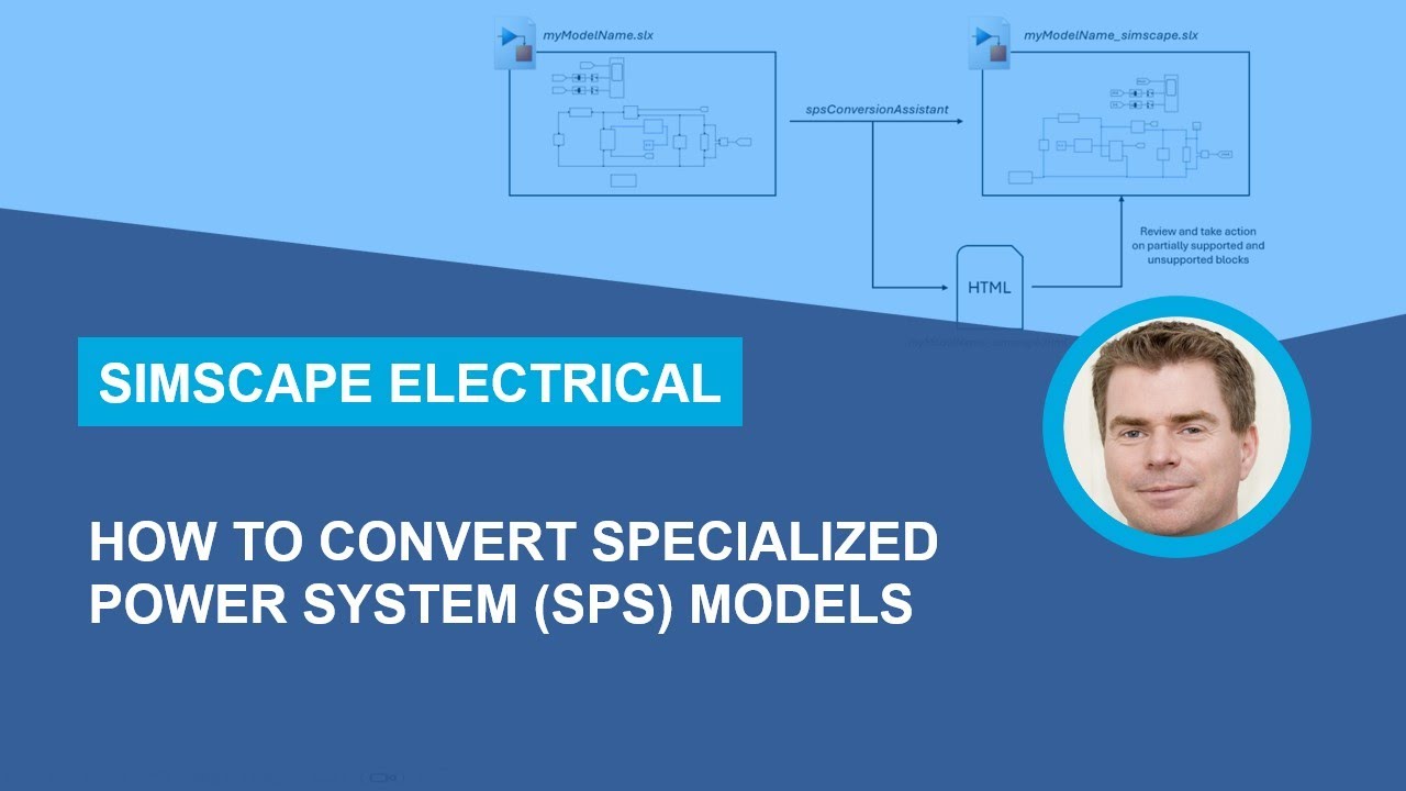 Convert Specialized Power Systems (SPS) models to Simscape Electrical models