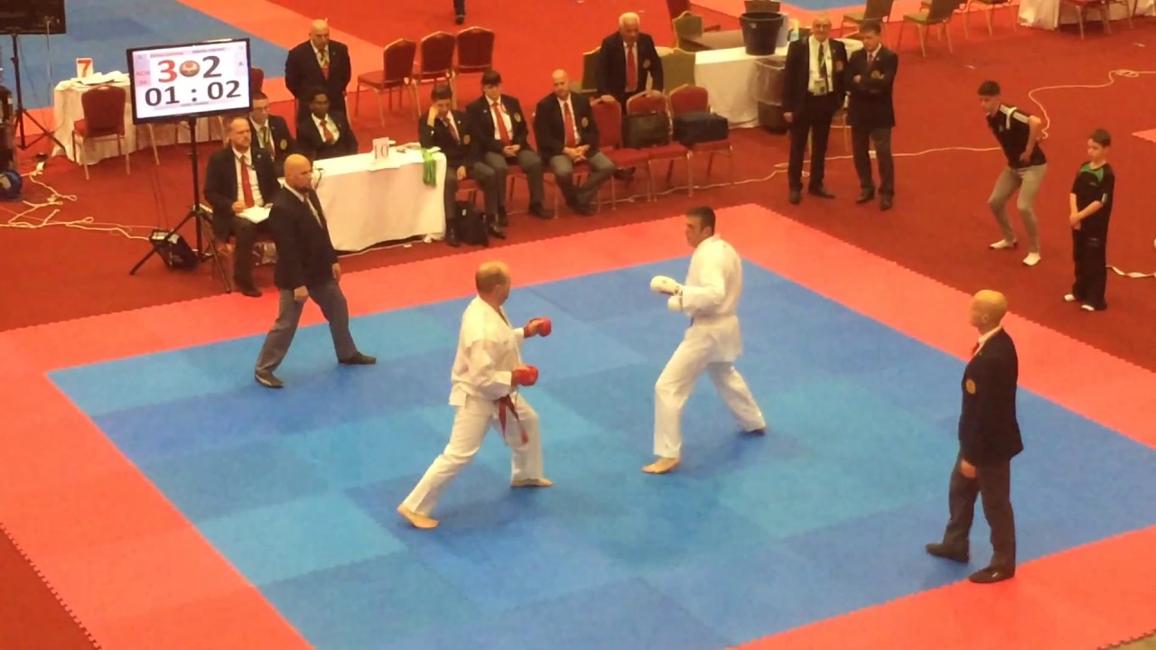 WUKF World Karate Championships - Veterans Shobu Sanbon Final