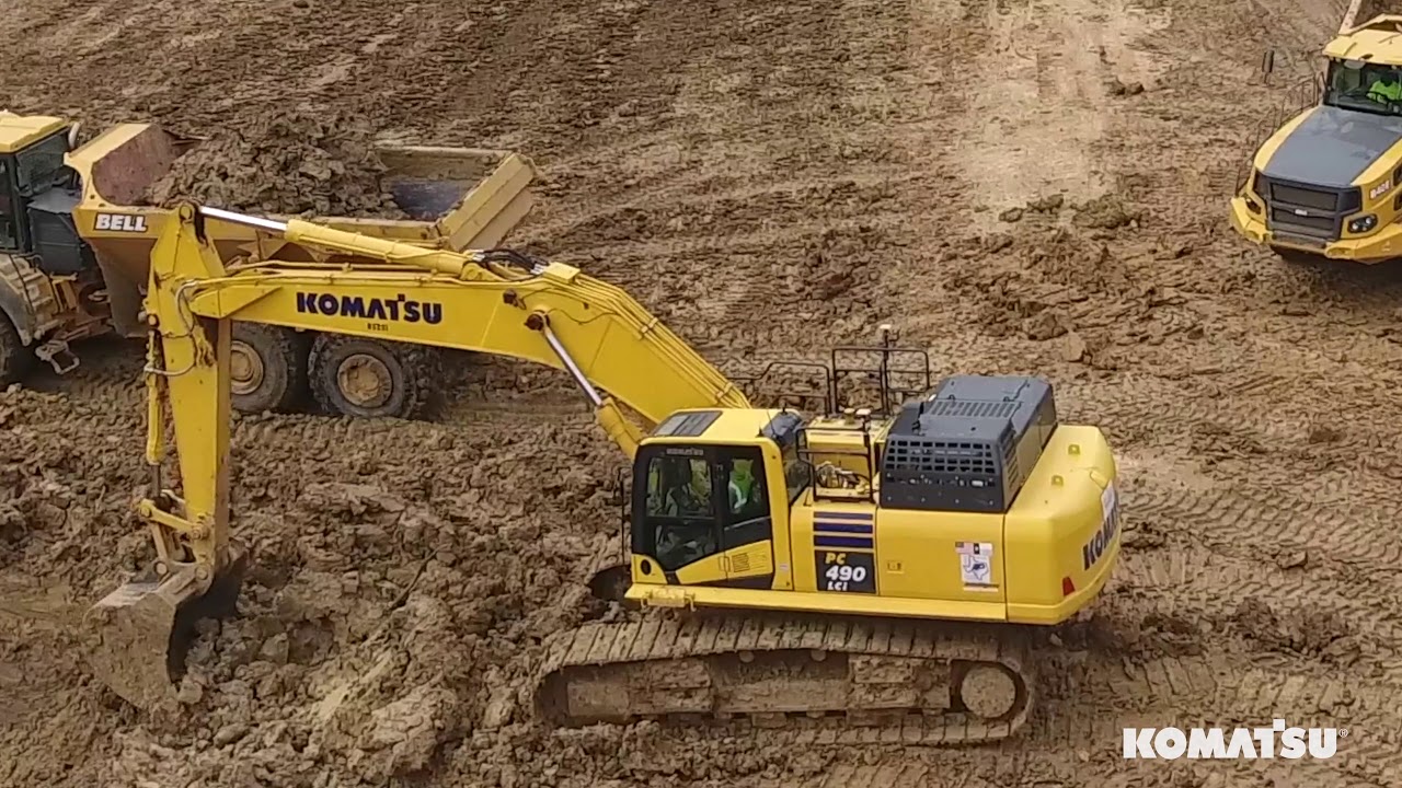 Komatsu PC490LCi-11 intelligent Machine Control Excavator - R&T Ellis, Inc.
