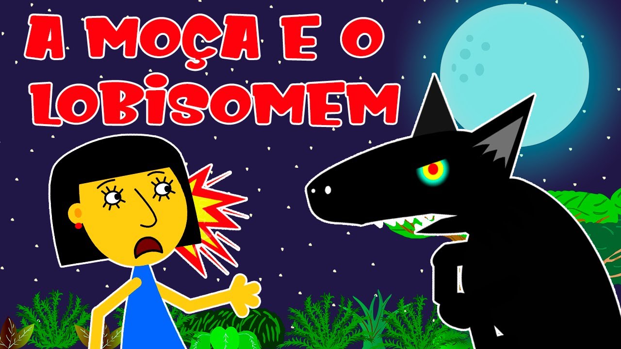 A Moça e o Lobisomem #folclorebrasileiro #desenhoeducativo