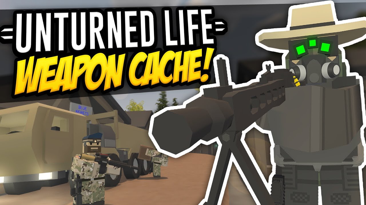 WEAPON CACHE - Unturned Life Roleplay #432