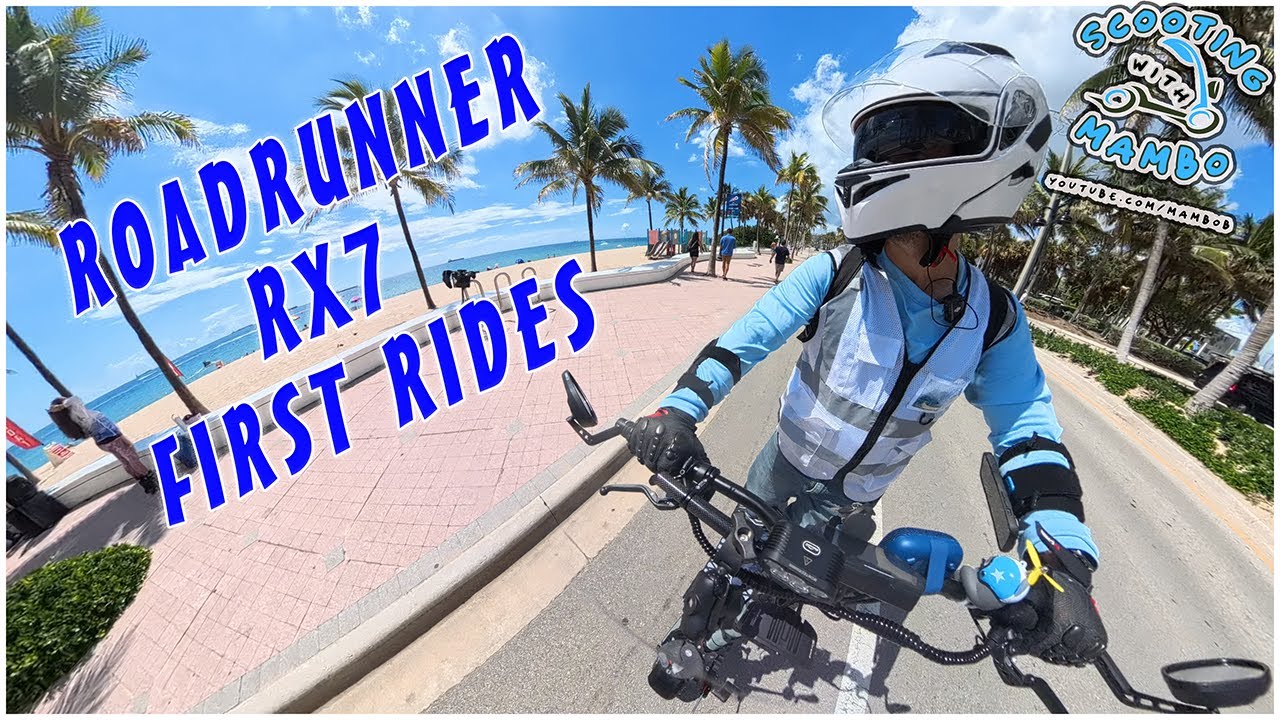 RX7 First Hyper scooter Feels that Beach Life