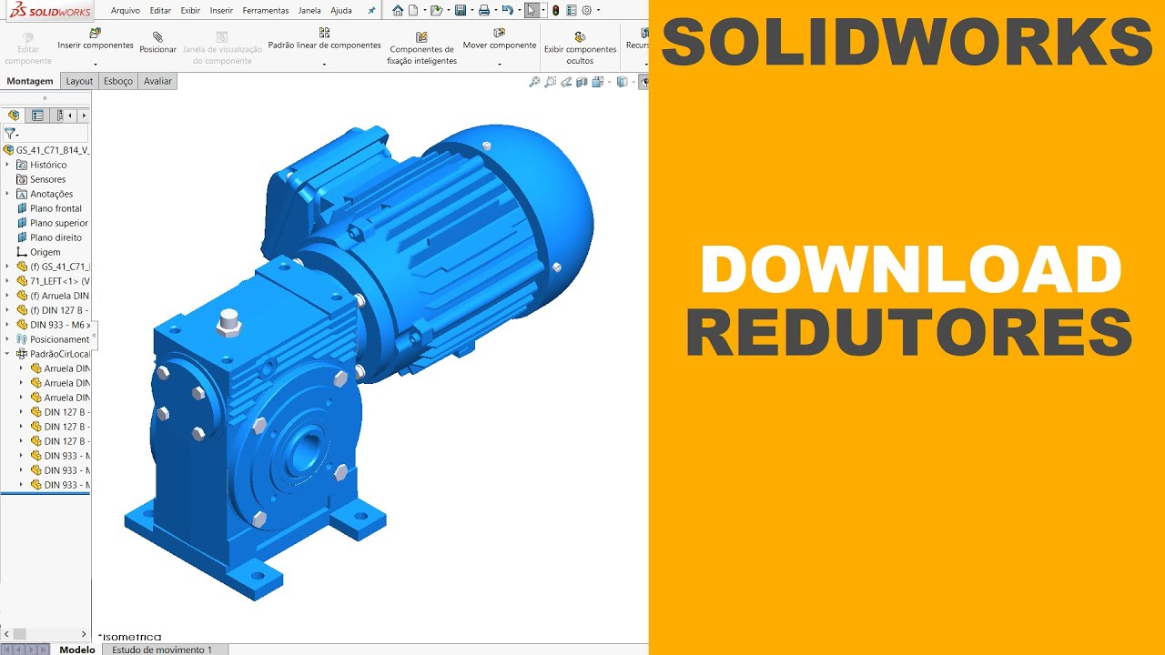 SOLIDWORKS | SITE PARA DOWNLOAD DE ARQUIVOS 3D DE REDUTORES #solidworks
