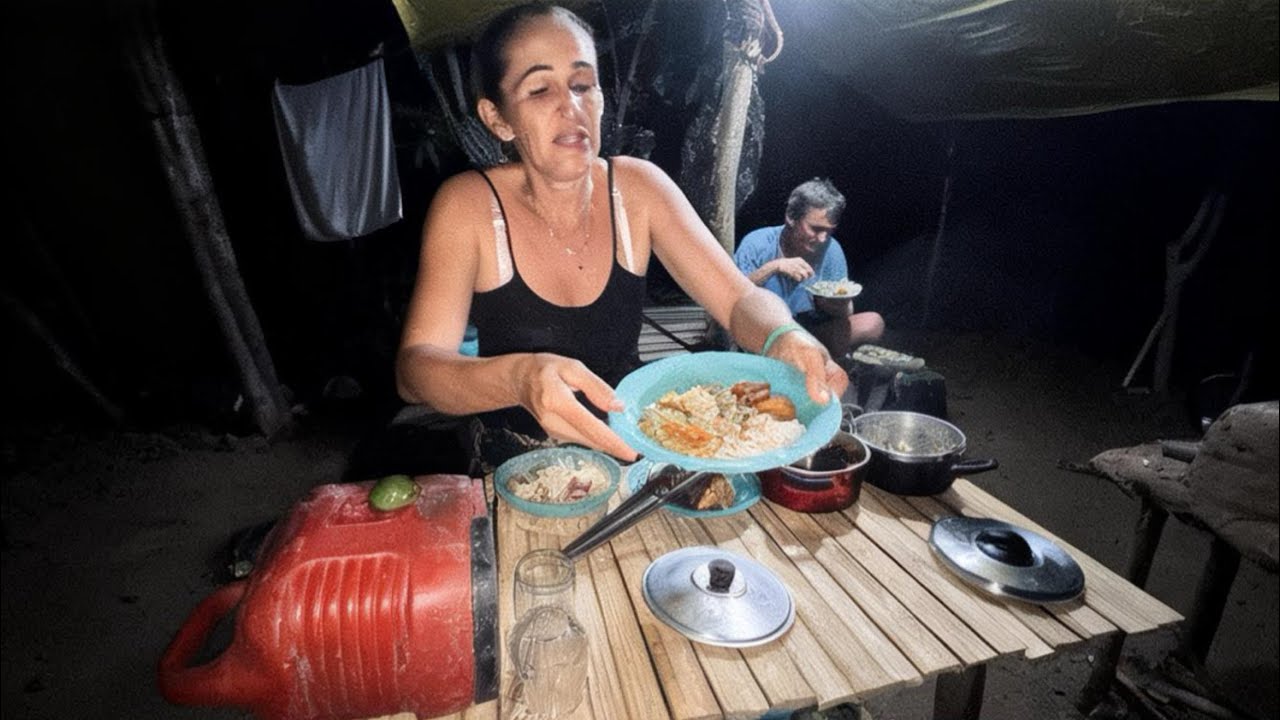 ⛺️ACAMPAMENTO E 🎣PESCARIA OS PEIXES ESTAVAM A FAVOR,O TRABALHO CONCLUÍDO E CALDO FOI GARANTIDO 😋