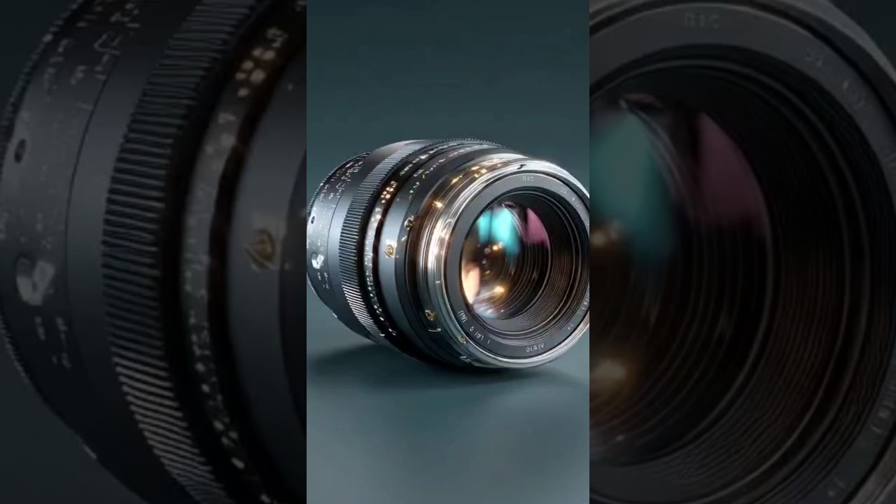 CINEMATIC DSLR LENS 🎥 Precision in Focus | Ultra-Realistic Reveal