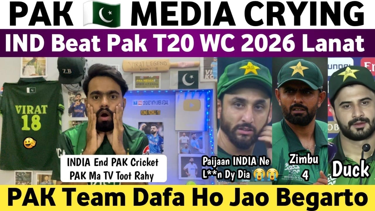 Pak Media Crying on Ind Beat Pak T20 WC 2026 | Ind Vs Pak T20 WC Match 2026 | Ishan Kishan 77(40) |