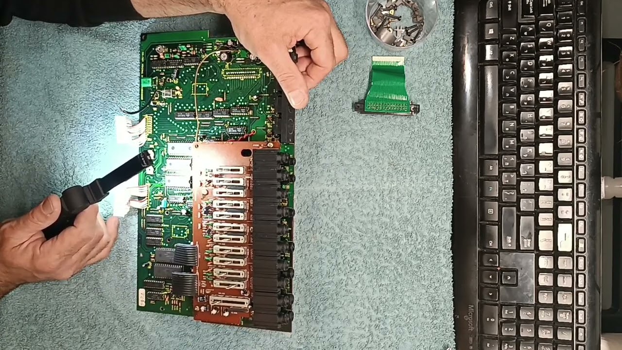 TR707 HKA 8-kit and Cymbals mod installation