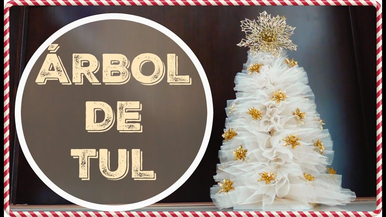 ARBOL DE NAVIDAD DE TUL | TULLE CHRISTMAS TREE