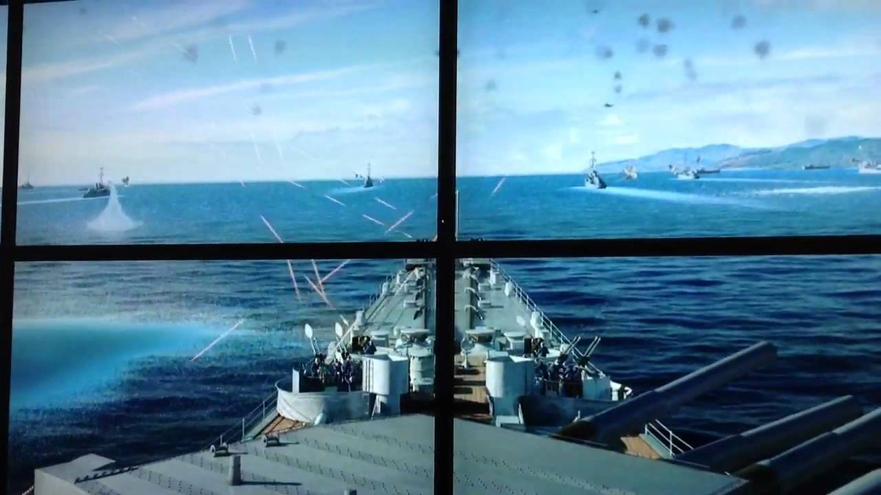 HD Video of USS Iowa During Sea Battle