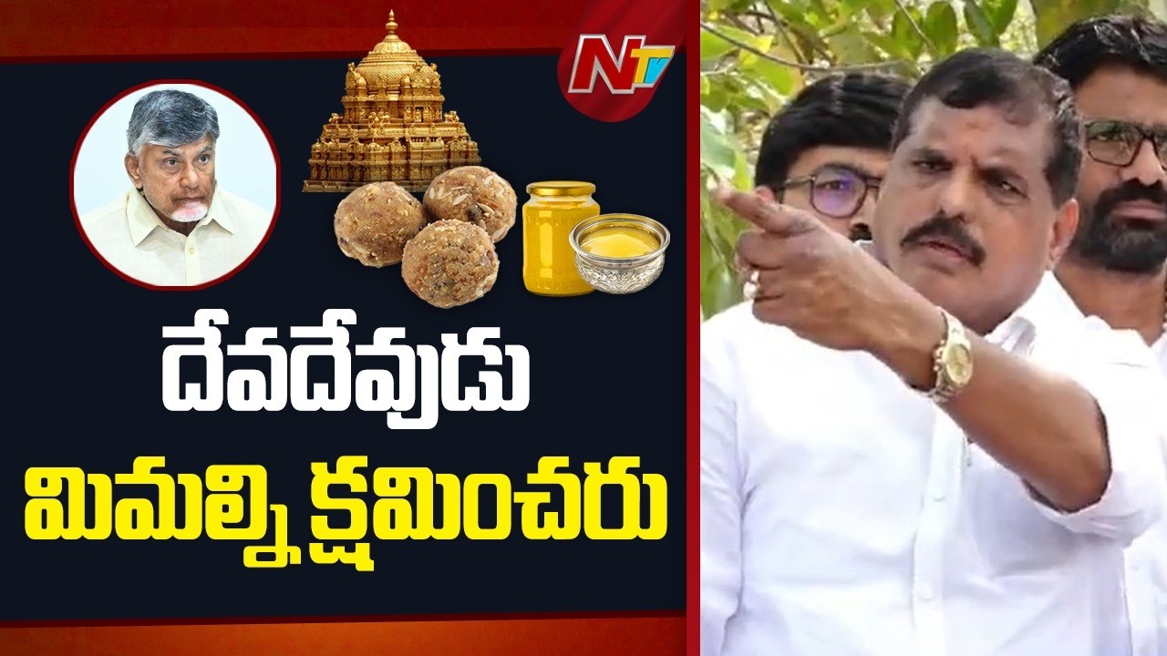 తిరుమల లడ్డూ పై చర్చకు రాకుండా ఎందుకు పారిపోతున్నారు.. | Botsa Comments | TTD Laddu Issue | NTV