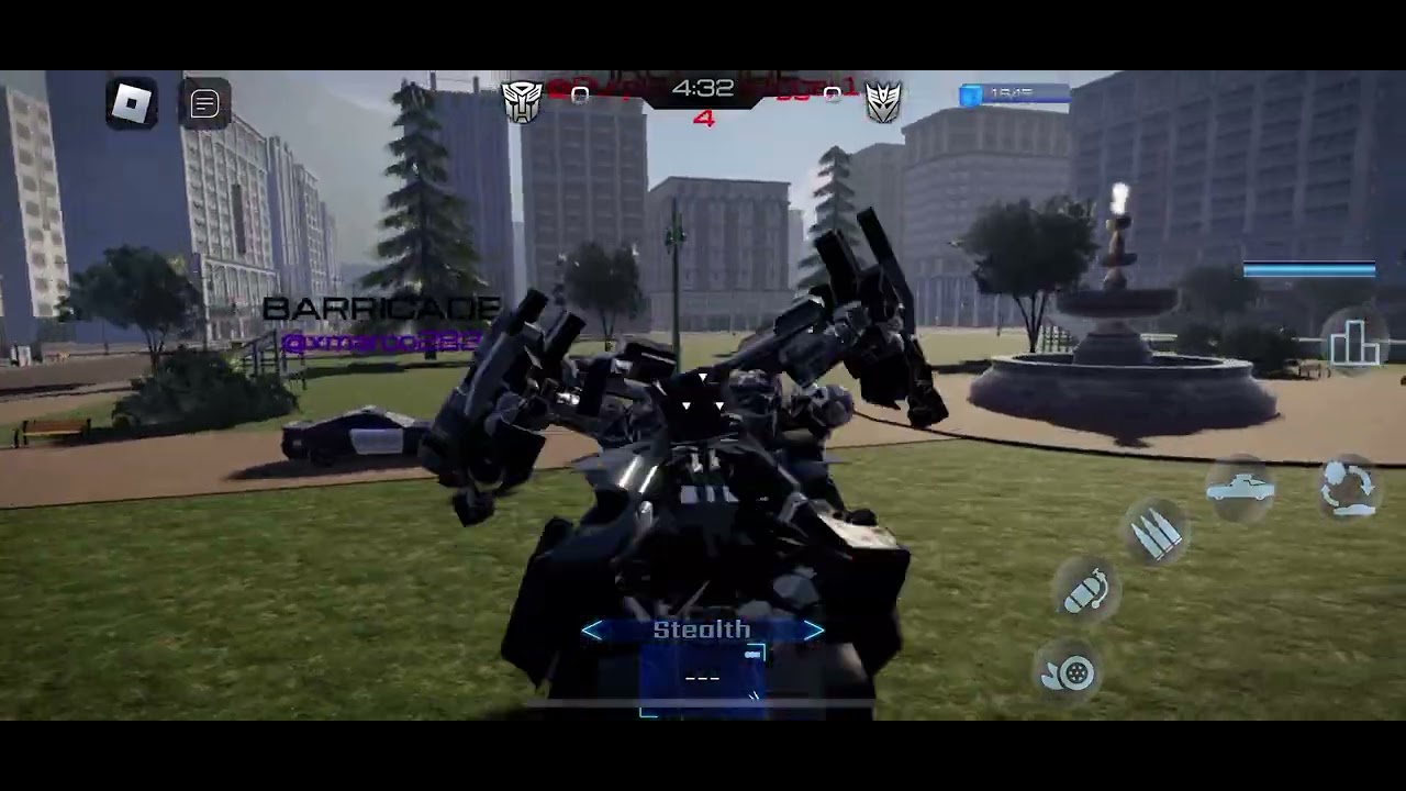 Iron hide Roblox transformers crossfire