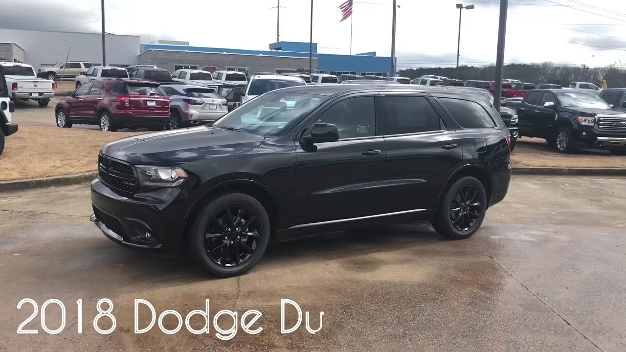 2018 Dodge Durango SXT Plus “Blacktop Edition”
