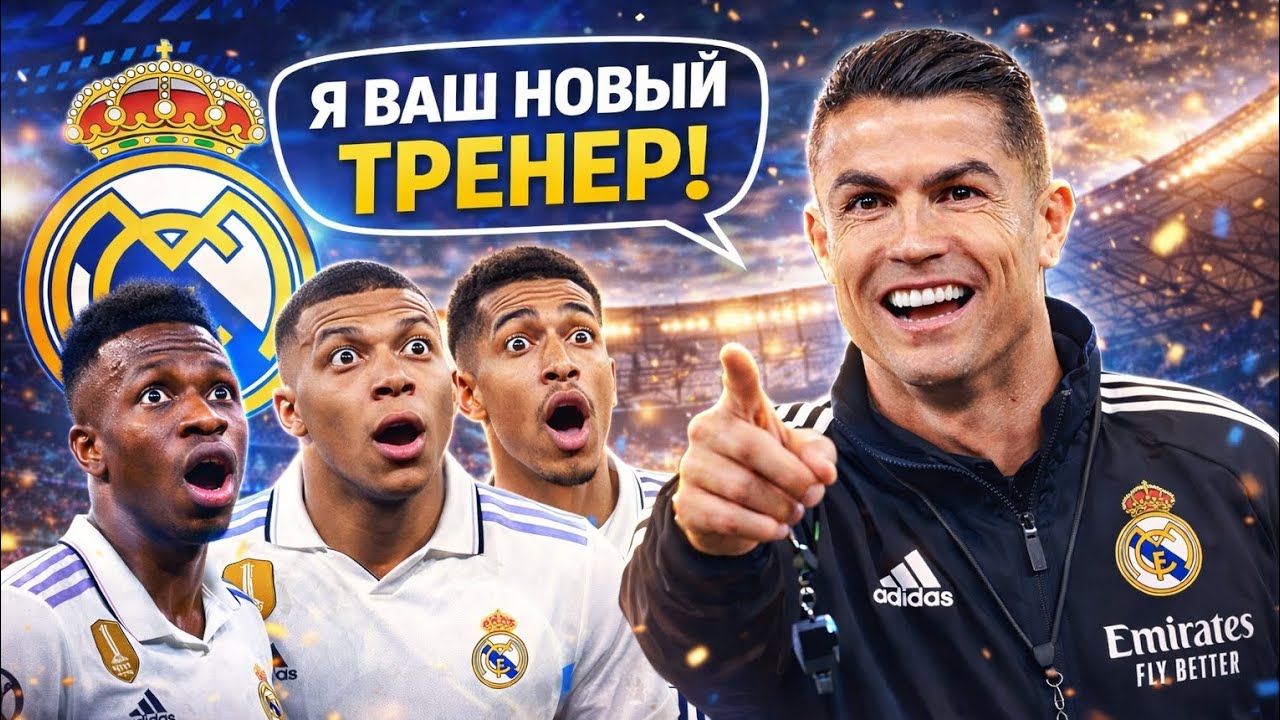 СДЕЛАЛ РОНАЛДУ ТРЕНЕРОМ РЕАЛ МАДРИДА...
