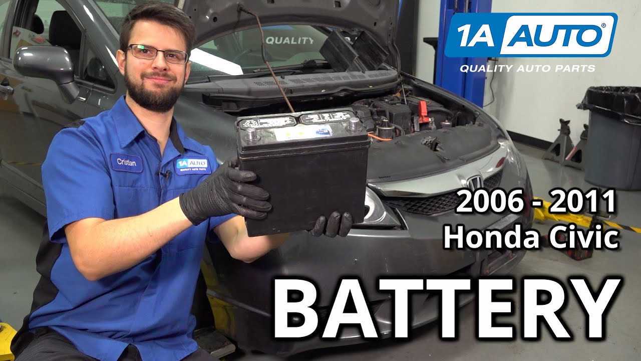 Как заменить аккумулятор в Honda Civic 2006-2011 годов